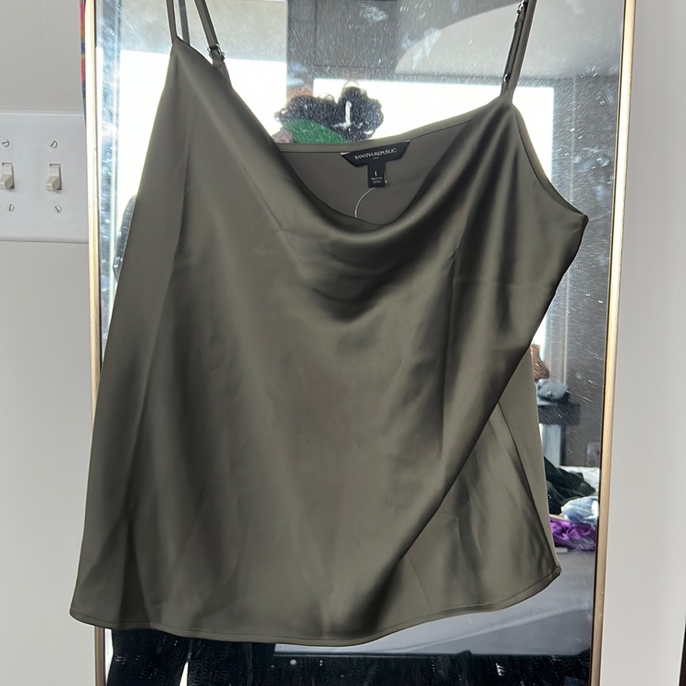Silky Cowl Neck Camisole